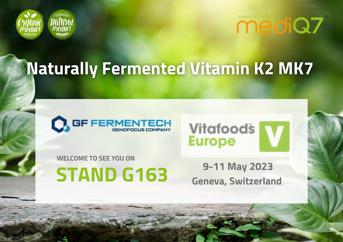 GFT to showcase Organic MediQ7 at Vitafoods Europe 2023