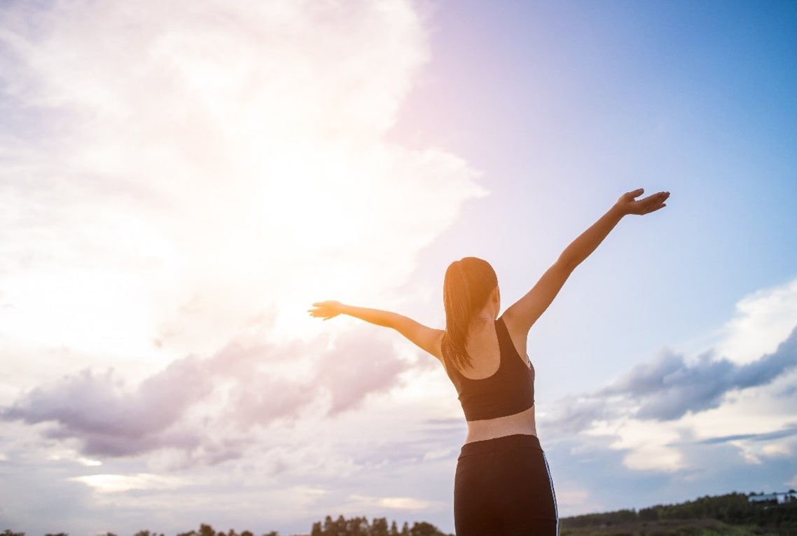 woman exercising